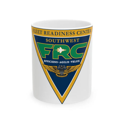 FRC Southwest Fleet Readiness Center (U.S. Navy) White Coffee Mug-11oz-Go Mug Yourself