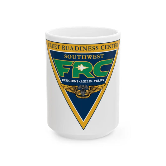 FRC Southwest Fleet Readiness Center (U.S. Navy) White Coffee Mug-15oz-Go Mug Yourself