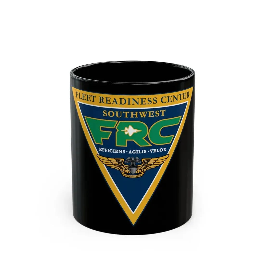 FRC Southwest Fleet Readiness Center (U.S. Navy) Black Coffee Mug 11oz - Go Mug Yourself