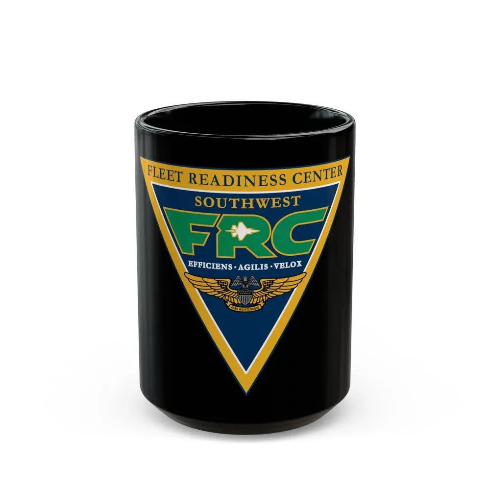FRC Southwest Fleet Readiness Center (U.S. Navy) Black Coffee Mug 15oz - Go Mug Yourself