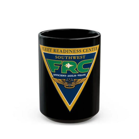 FRC Southwest Fleet Readiness Center (U.S. Navy) Black Coffee Mug 15oz - Go Mug Yourself