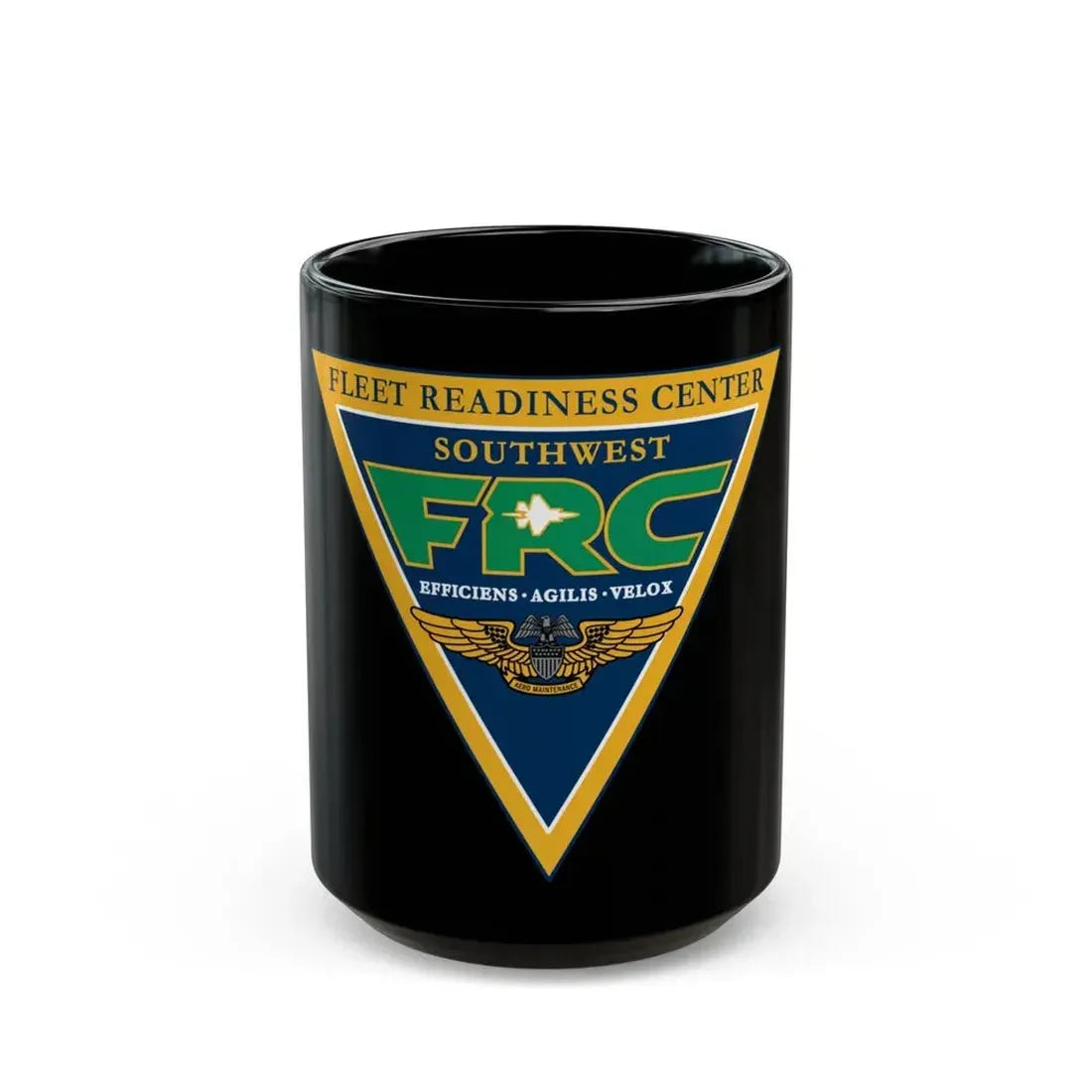 FRC Southwest Fleet Readiness Center (U.S. Navy) Black Coffee Mug 15oz - Go Mug Yourself