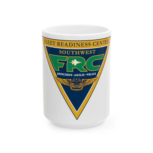 FRC Southwest Fleet Readiness Center (U.S. Navy) White Coffee Mug 15oz - Go Mug Yourself