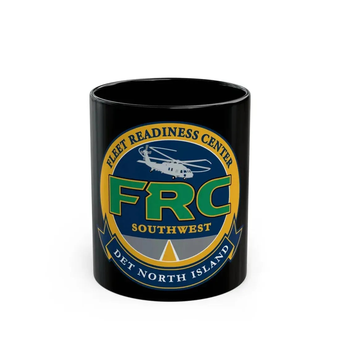 FRC Southwest North Island Fleet Readiness Center (U.S. Navy) Black Coffee Mug 11oz - Go Mug Yourself