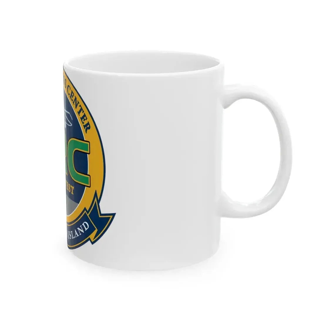 FRC Southwest North Island Fleet Readiness Center (U.S. Navy) White Coffee Mug - Go Mug Yourself