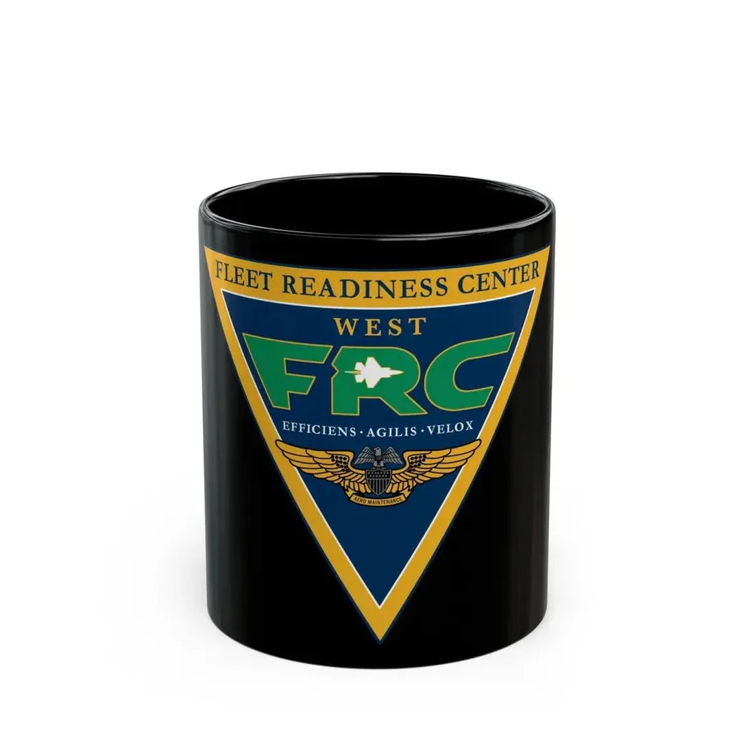 FRC West Fleet Readiness Center (U.S. Navy) Black Coffee Mug 11oz - Go Mug Yourself