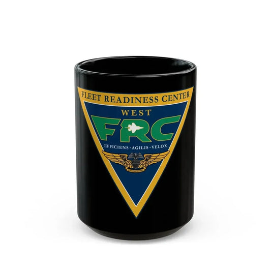 FRC West Fleet Readiness Center (U.S. Navy) Black Coffee Mug 15oz - Go Mug Yourself