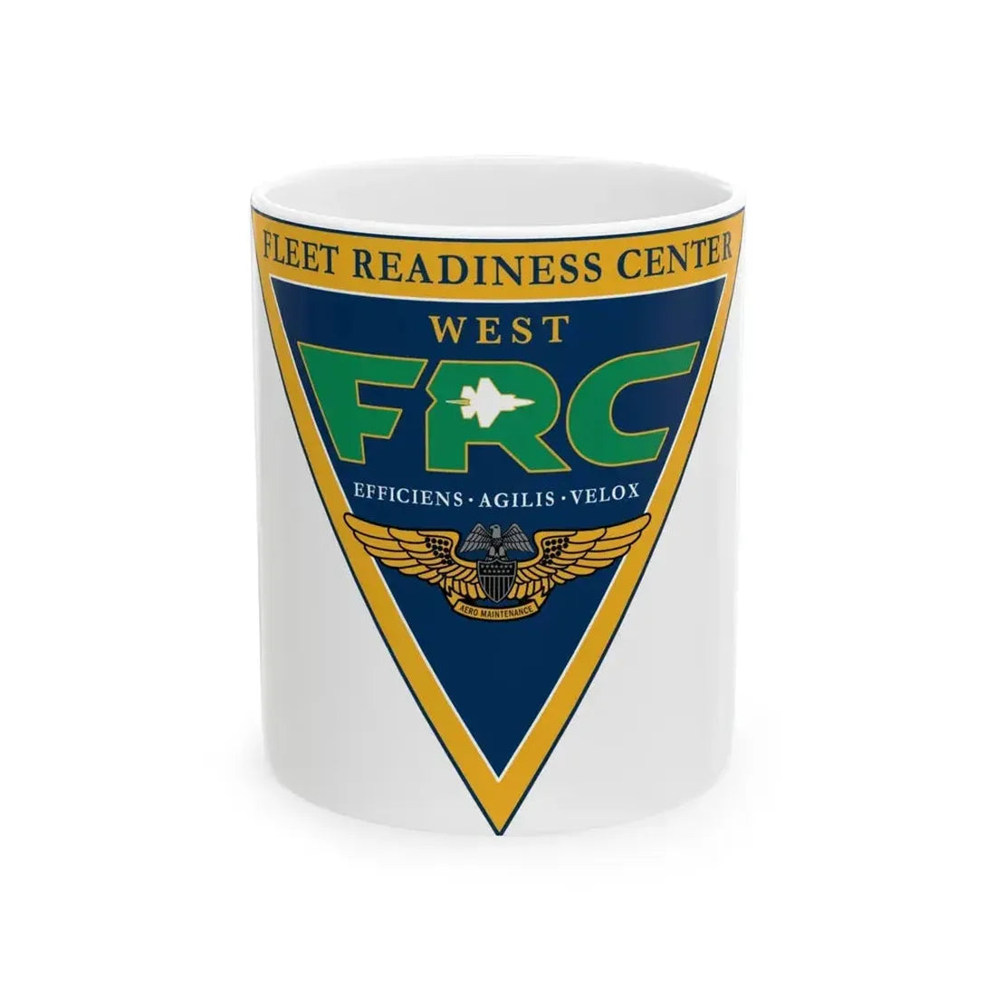 FRC West Fleet Readiness Center (U.S. Navy) White Coffee Mug 11oz - Go Mug Yourself