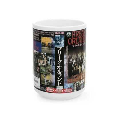 FREAK ORLANDO (VHS COVER) - White Coffee Mug-15oz-Go Mug Yourself