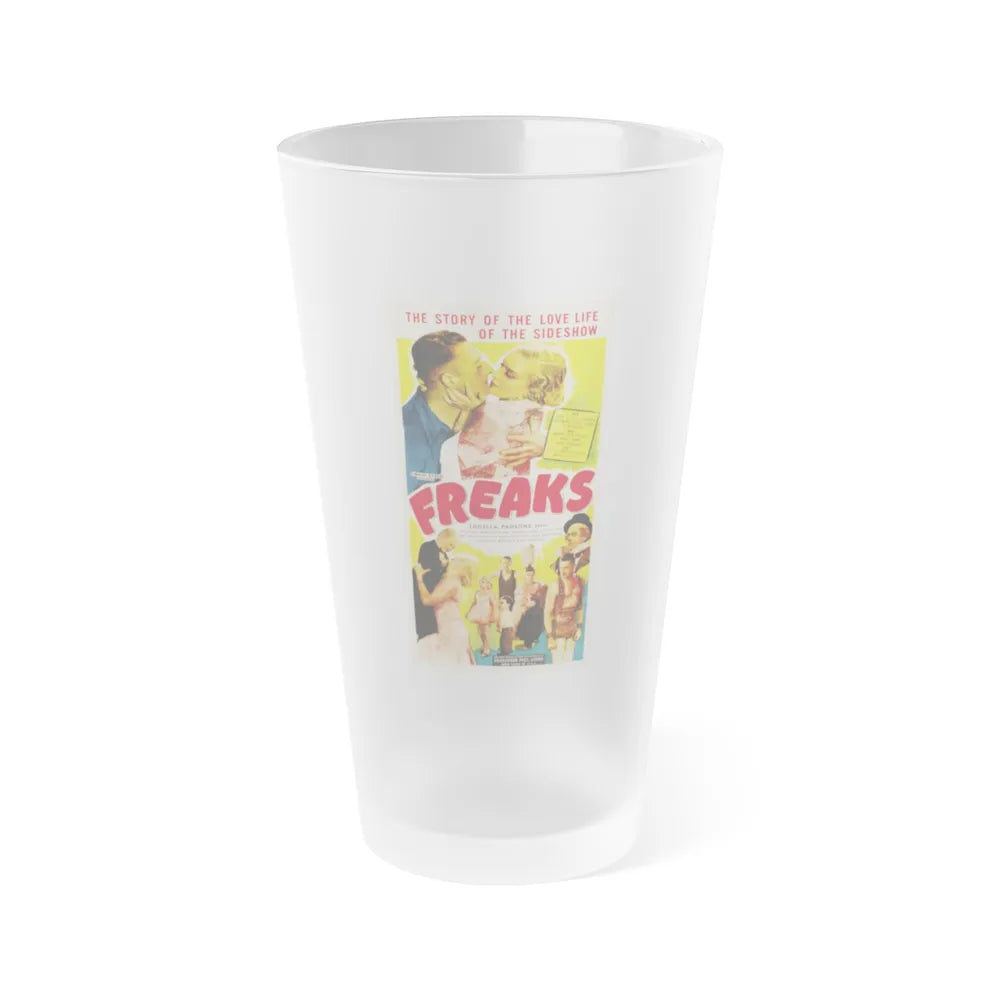 FREAKS 1932 Movie Poster - Frosted Pint Glass 16oz-16oz-Frosted-Go Mug Yourself