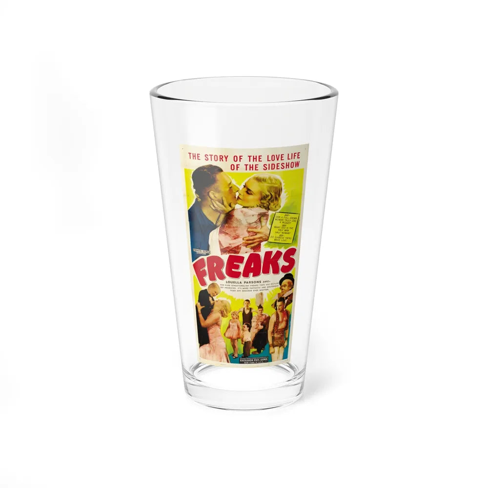 FREAKS 1932 Movie Poster - Pint Glass 16oz-16oz-Go Mug Yourself