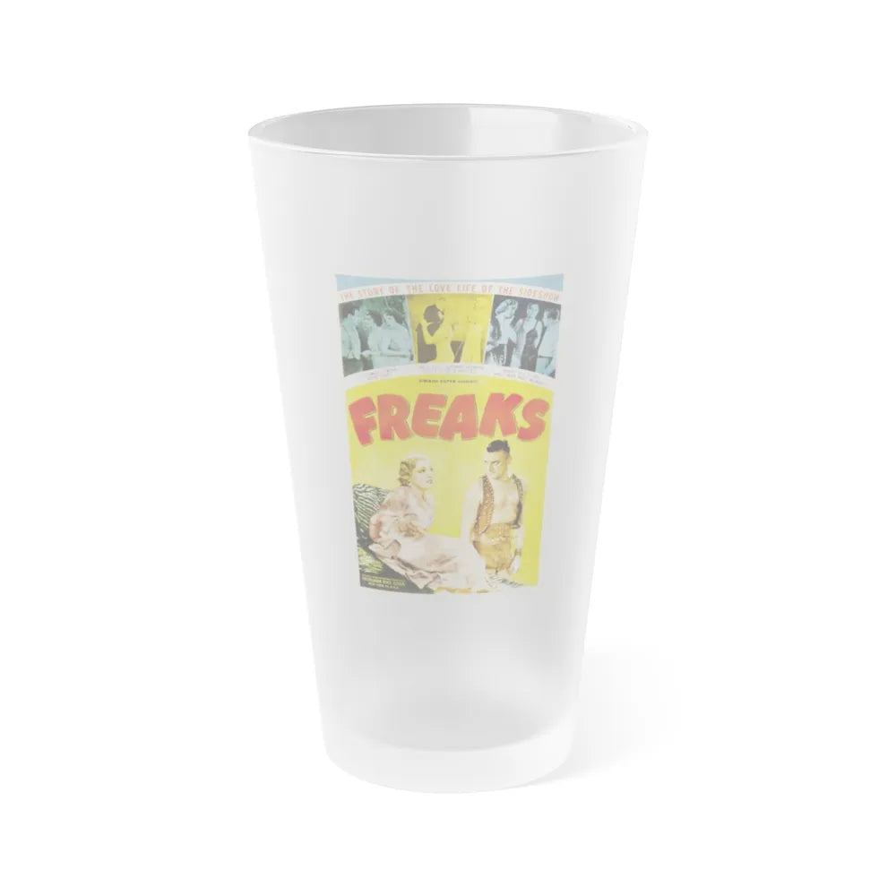 FREAKS (2) 1932 Movie Poster - Frosted Pint Glass 16oz-16oz-Frosted-Go Mug Yourself