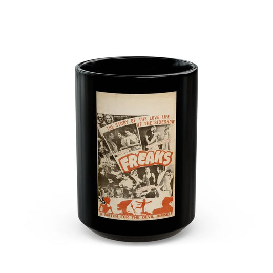 FREAKS (3) 1932 Movie Poster - Black Coffee Mug-15oz-Go Mug Yourself