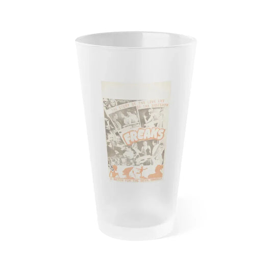 FREAKS (3) 1932 Movie Poster - Frosted Pint Glass 16oz 16oz Frosted - Go Mug Yourself