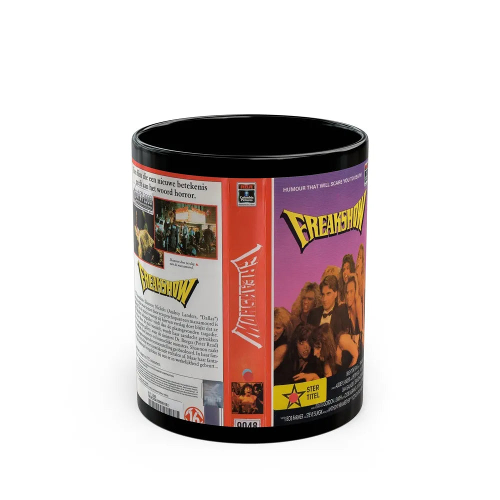 FREAKSHOW (VHS COVER) - Black Coffee Mug-11oz-Go Mug Yourself