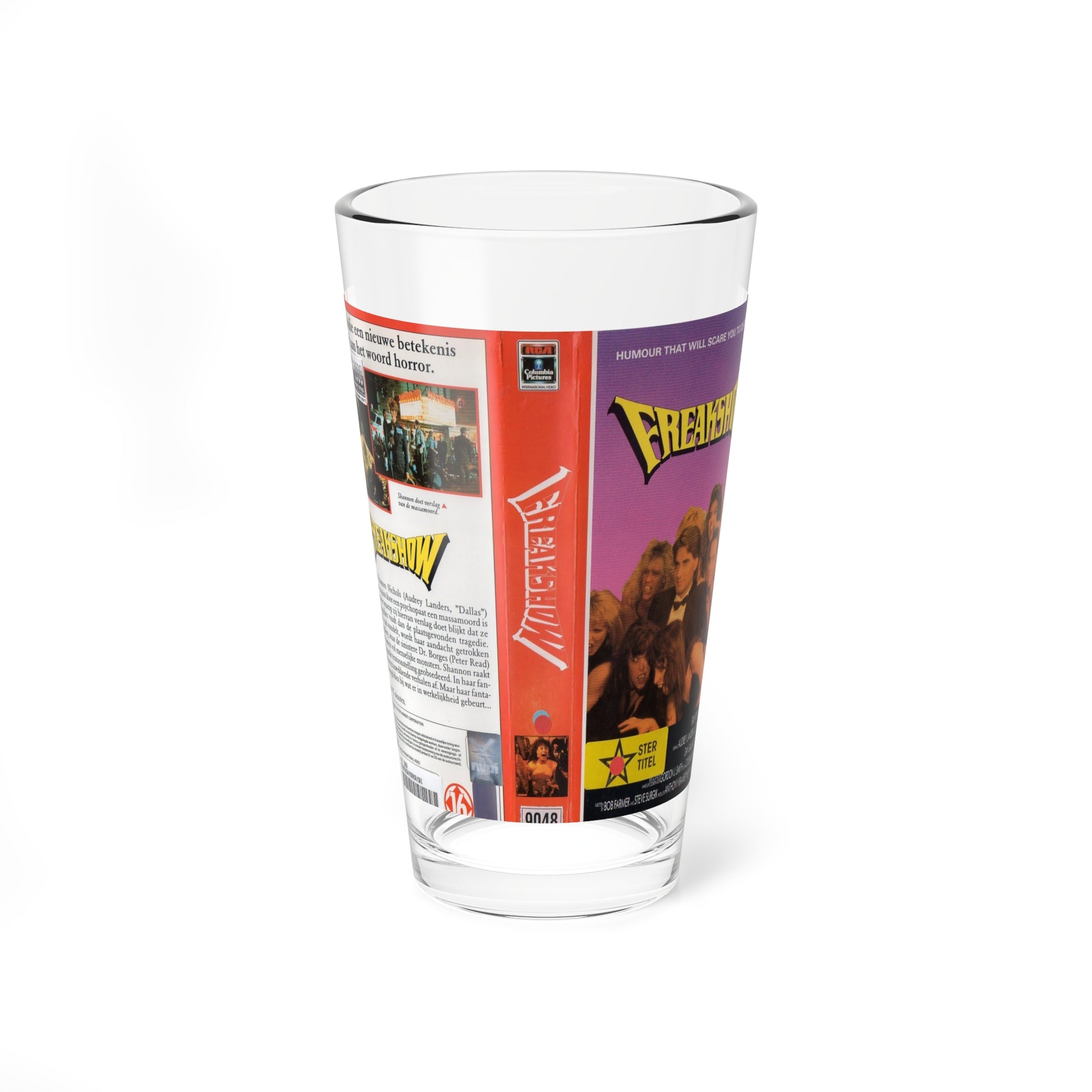 FREAKSHOW (VHS COVER) Pint Glass 16oz-16oz-Go Mug Yourself