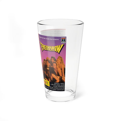 FREAKSHOW (VHS COVER) Pint Glass 16oz-Go Mug Yourself