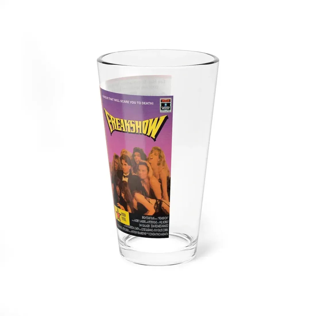 FREAKSHOW (VHS COVER) Pint Glass 16oz - Go Mug Yourself