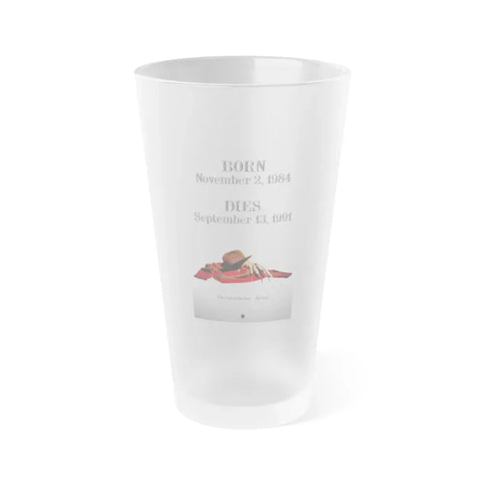 FREDDY'S DEAD (TEASER) 1991 Movie Poster - Frosted Pint Glass 16oz 16oz Frosted - Go Mug Yourself