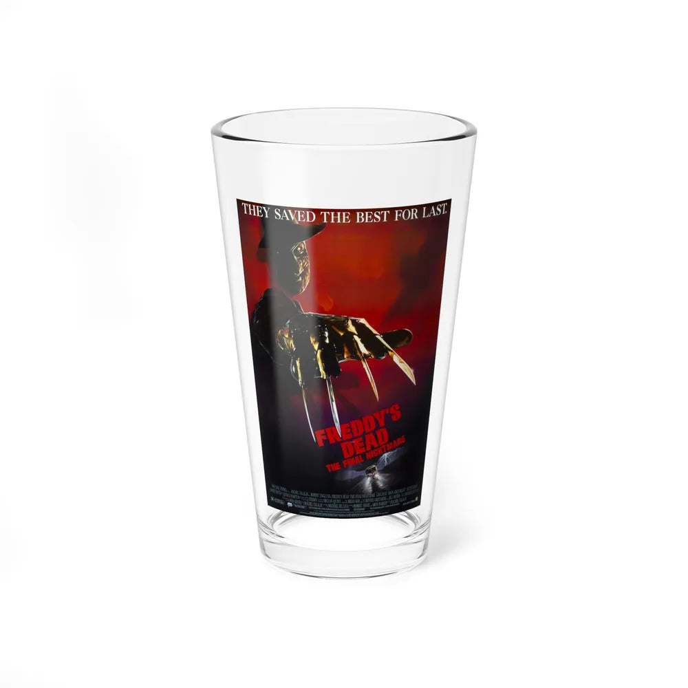 FREDDY'S DEAD THE FINAL NIGHTMARE 1991 Movie Poster - Pint Glass 16oz-16oz-Go Mug Yourself