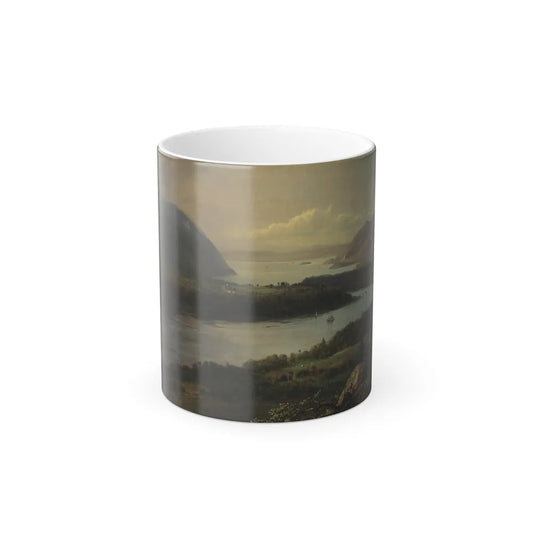 Frederic Church (1826-1900) The Highlands of the Hudson River - 1866 - Color Changing Mug 11oz-11oz-Go Mug Yourself