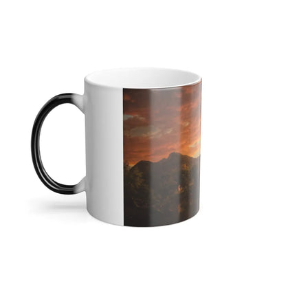 Frederic Edwin Church (1826-1900) A Country Home - Color Changing Mug 11oz-Go Mug Yourself