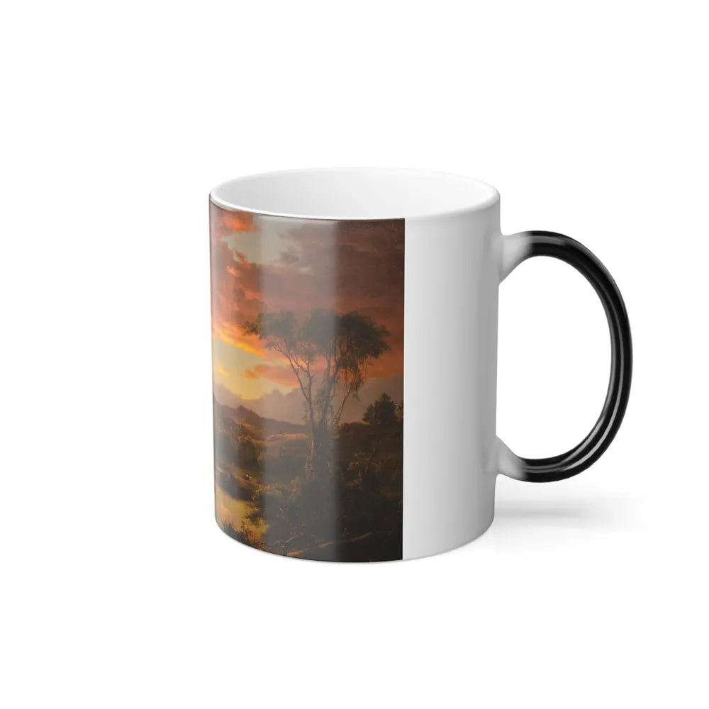 Frederic Edwin Church (1826-1900) A Country Home - Color Changing Mug 11oz-Go Mug Yourself