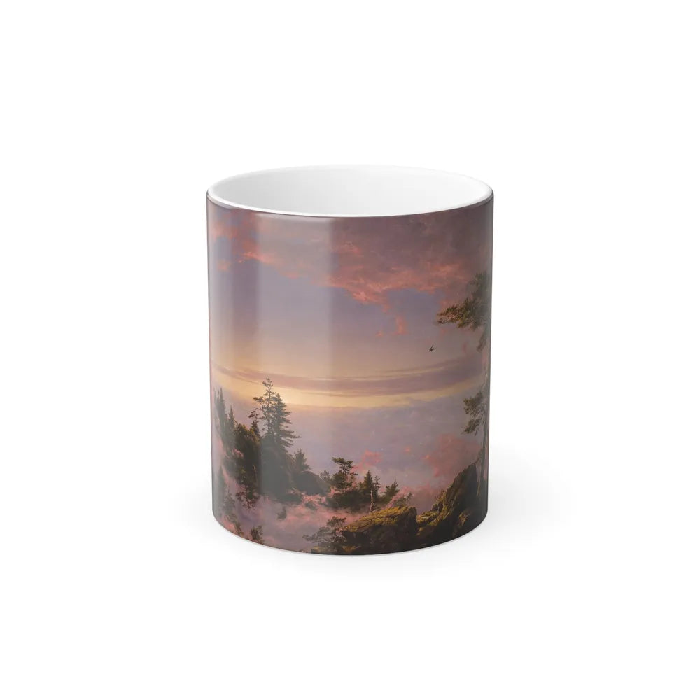 Frederic Edwin Church (1826-1900) Above the Clouds at Sunrise - Color Changing Mug 11oz-11oz-Go Mug Yourself