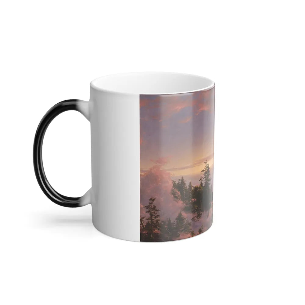 Frederic Edwin Church (1826-1900) Above the Clouds at Sunrise - Color Changing Mug 11oz-Go Mug Yourself