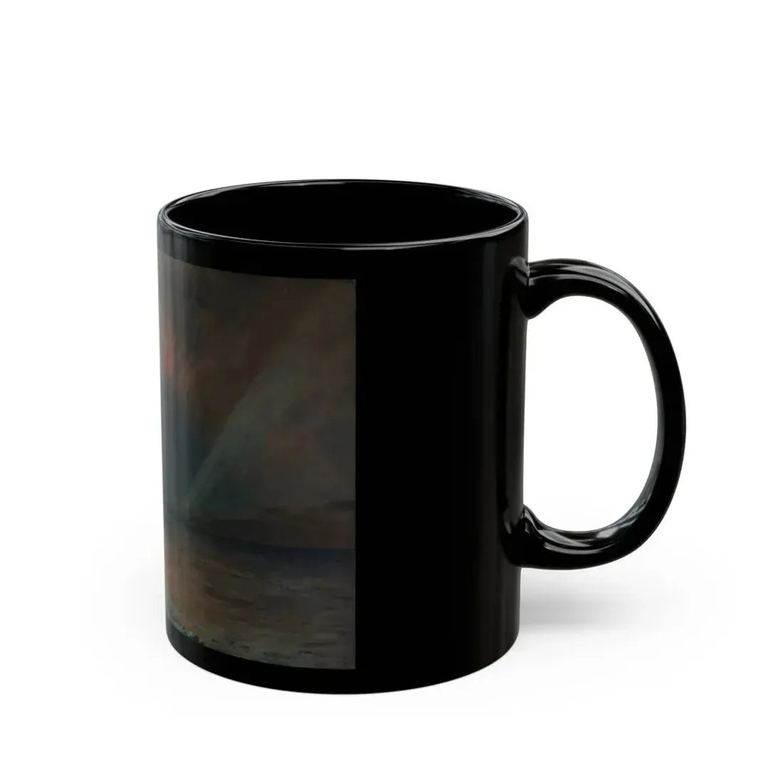 Frederic Edwin Church (1826-1900) Aurora Borealis - Black Coffee Mug - Go Mug Yourself