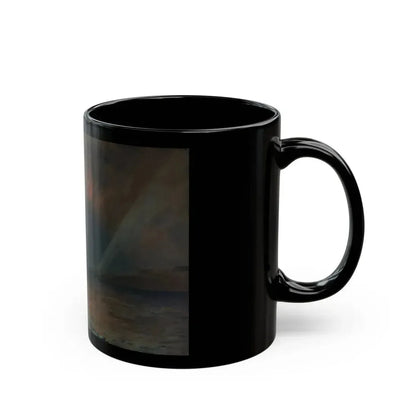 Frederic Edwin Church (1826-1900) Aurora Borealis - Black Coffee Mug - Go Mug Yourself