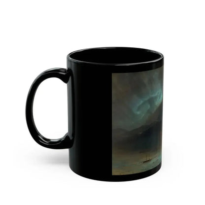 Frederic Edwin Church (1826-1900) Aurora Borealis - Black Coffee Mug - Go Mug Yourself
