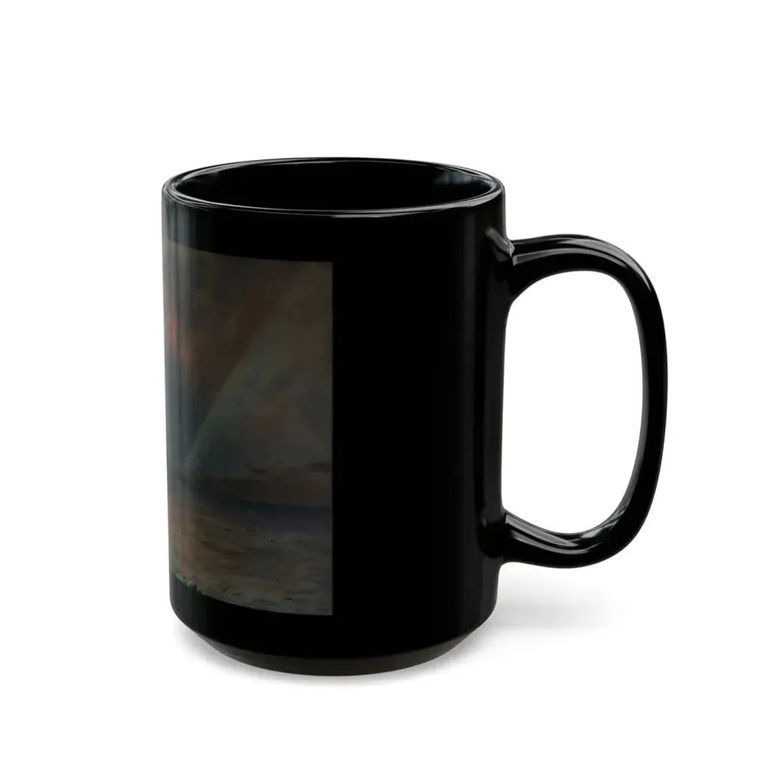 Frederic Edwin Church (1826-1900) Aurora Borealis - Black Coffee Mug - Go Mug Yourself