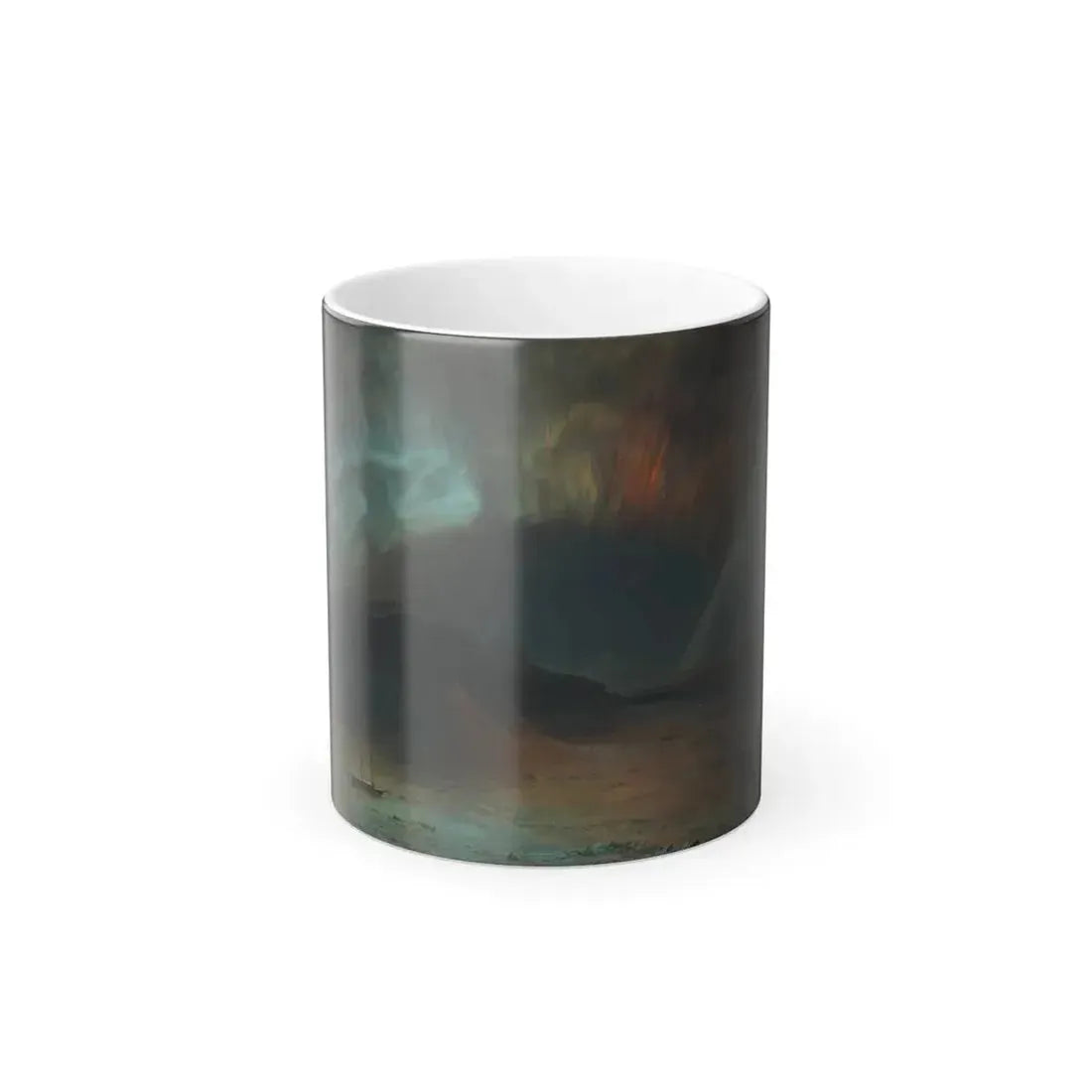 Frederic Edwin Church (1826-1900) Aurora Borealis - Color Changing Mug 11oz 11oz - Go Mug Yourself