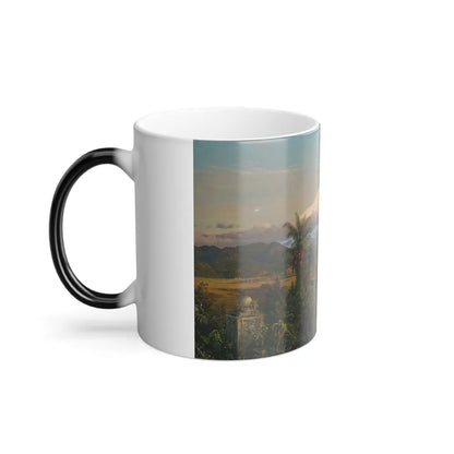 Frederic Edwin Church (1826-1900) Cayambe, Ecuador - 1858 - Color Changing Mug 11oz-Go Mug Yourself