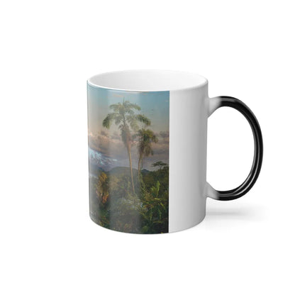 Frederic Edwin Church (1826-1900) Cayambe, Ecuador - 1858 - Color Changing Mug 11oz-Go Mug Yourself