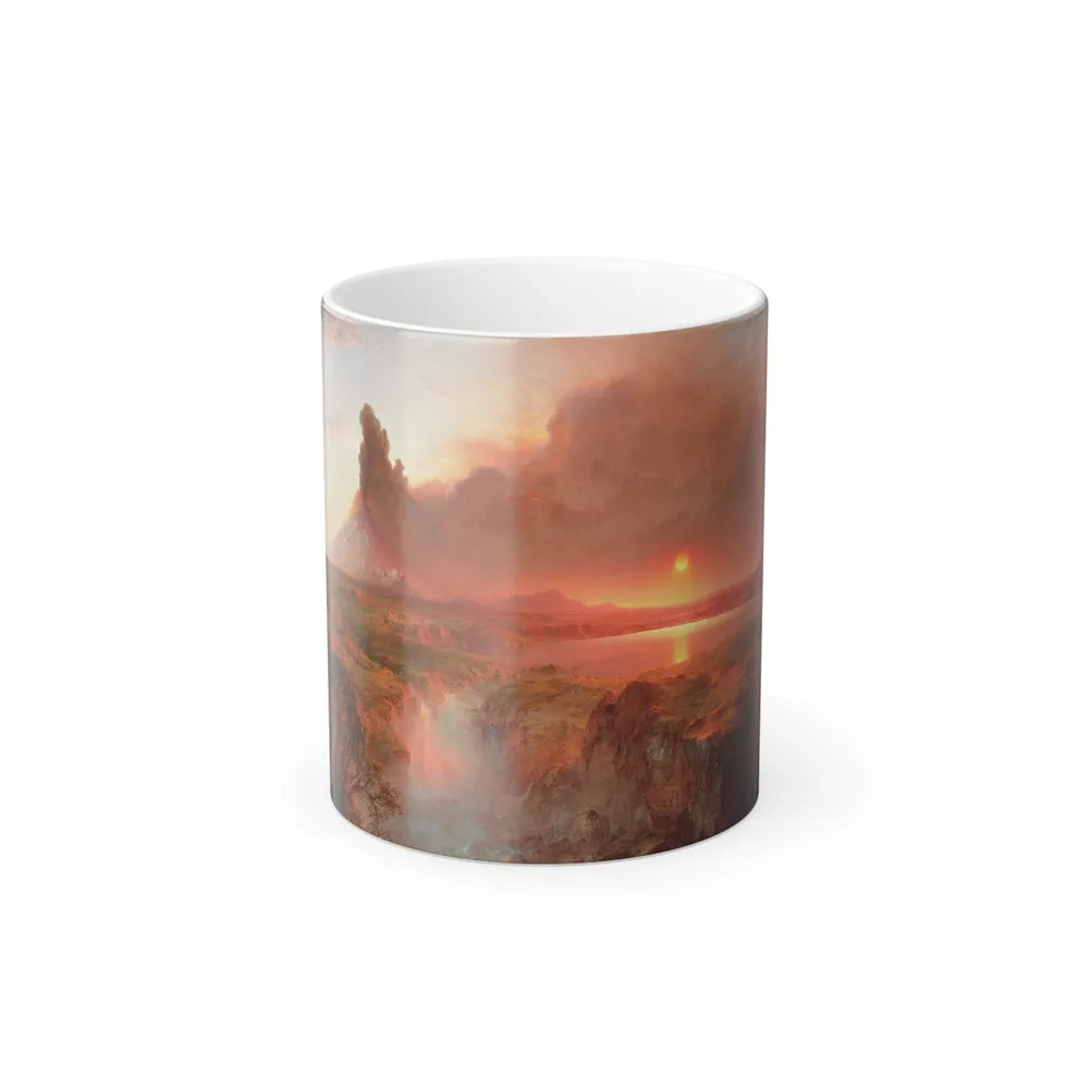 Frederic Edwin Church (1826-1900) Cotopaxi - 1862 hr - Color Changing Mug 11oz-11oz-Go Mug Yourself