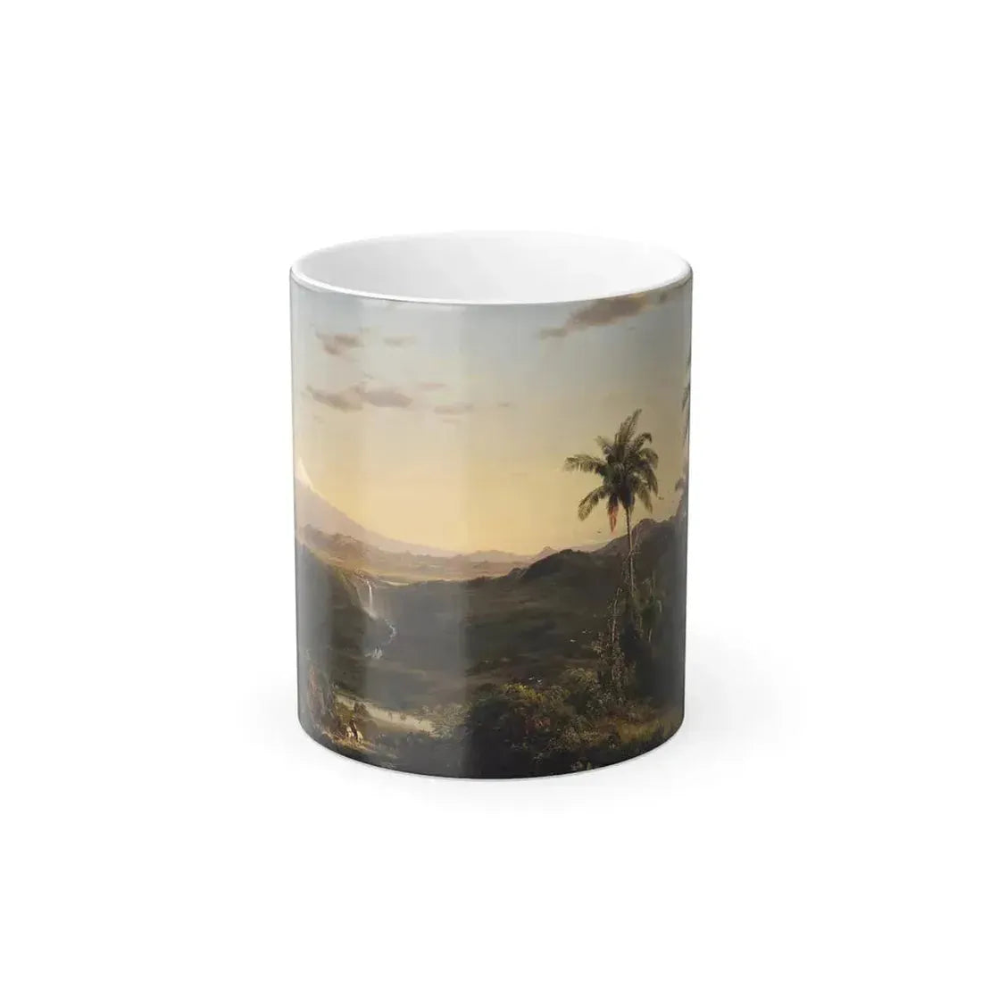 Frederic Edwin Church (1826-1900) Cotopaxi - oil on canvas 1855 - Color Changing Mug 11oz Default Title 11oz - Go Mug Yourself