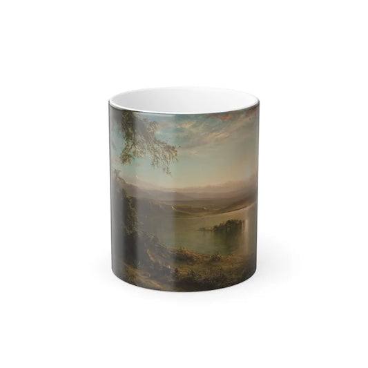 Frederic Edwin Church (1826-1900) Dawn in the Tropics - oil on canvas 1871 - Color Changing Mug 11oz-11oz-Go Mug Yourself