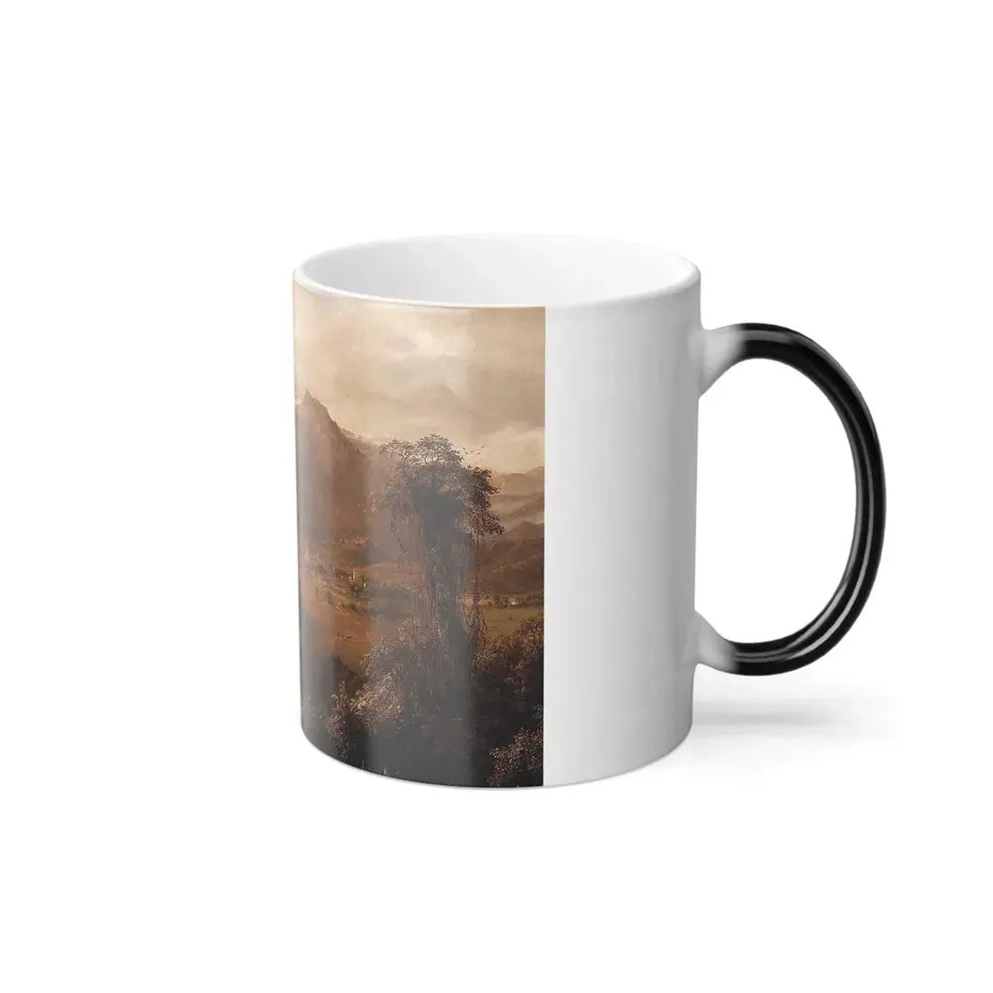 Frederic Edwin Church (1826-1900) Mountains of Ecuador - Oil on Canvas 1855 - Color Changing Mug 11oz - Go Mug Yourself