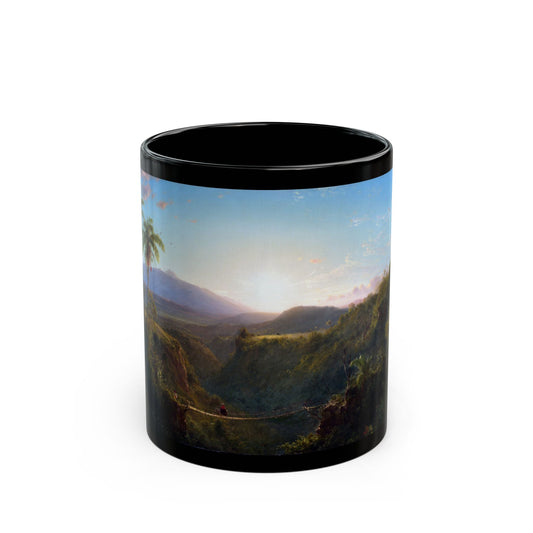 Frederic Edwin Church (1826-1900) Pinchincha - 1867 - Black Coffee Mug-11oz-Go Mug Yourself