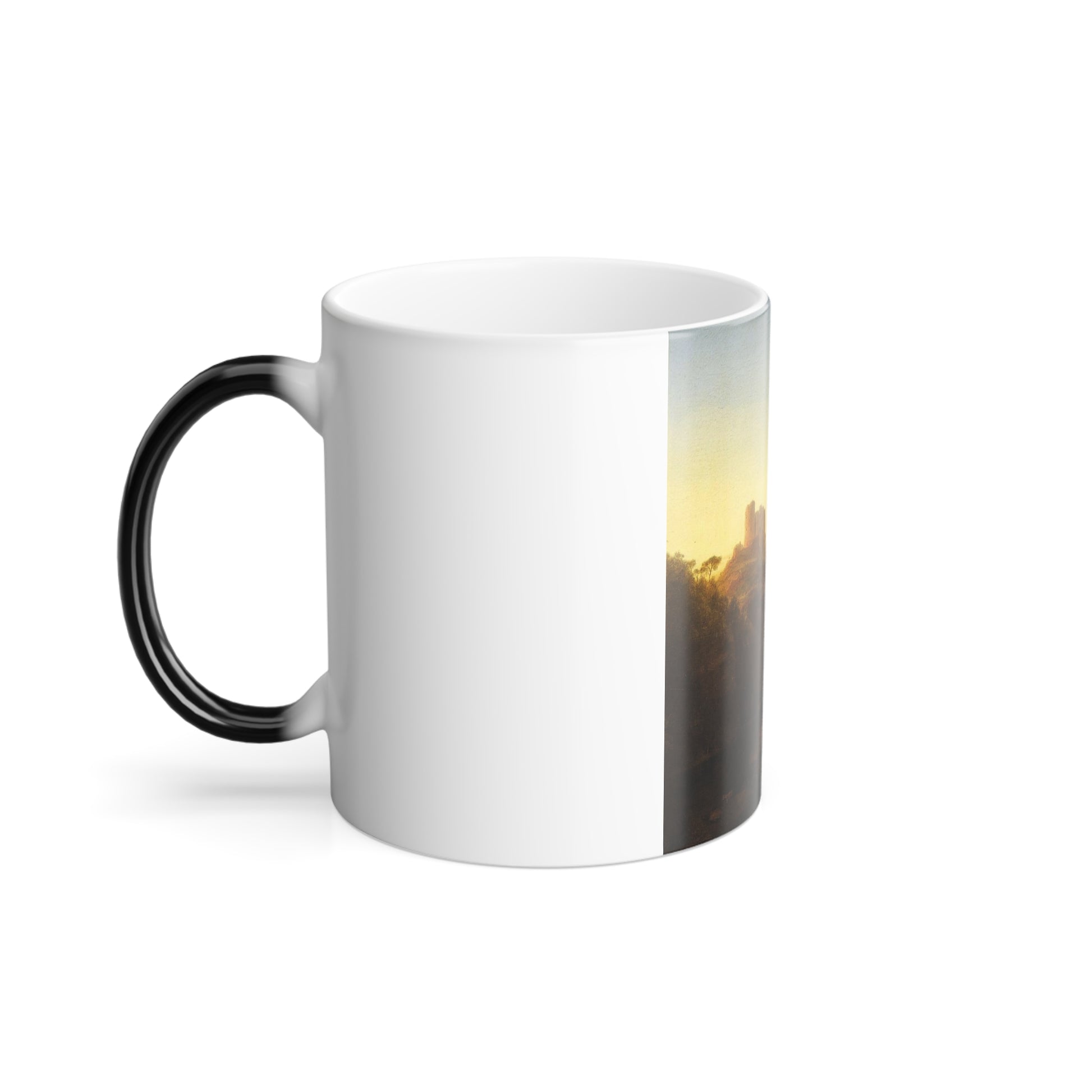 Frederic Edwin Church (1826-1900) Sunrise in Syria - Oil on canvas 1874 - Color Changing Mug 11oz-Go Mug Yourself