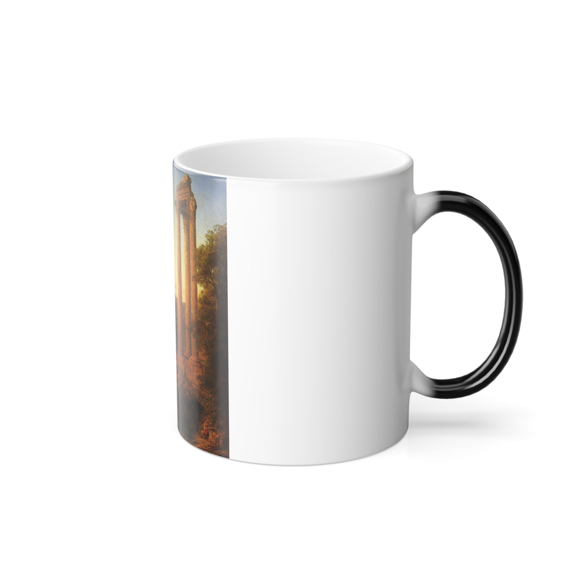Frederic Edwin Church (1826-1900) Sunrise in Syria - Oil on canvas 1874 - Color Changing Mug 11oz-Go Mug Yourself