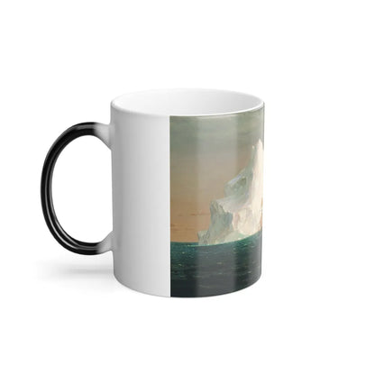 Frederic Edwin Church (1826-1900) The Iceberg - Oil on canvas 1891 - Color Changing Mug 11oz-Go Mug Yourself