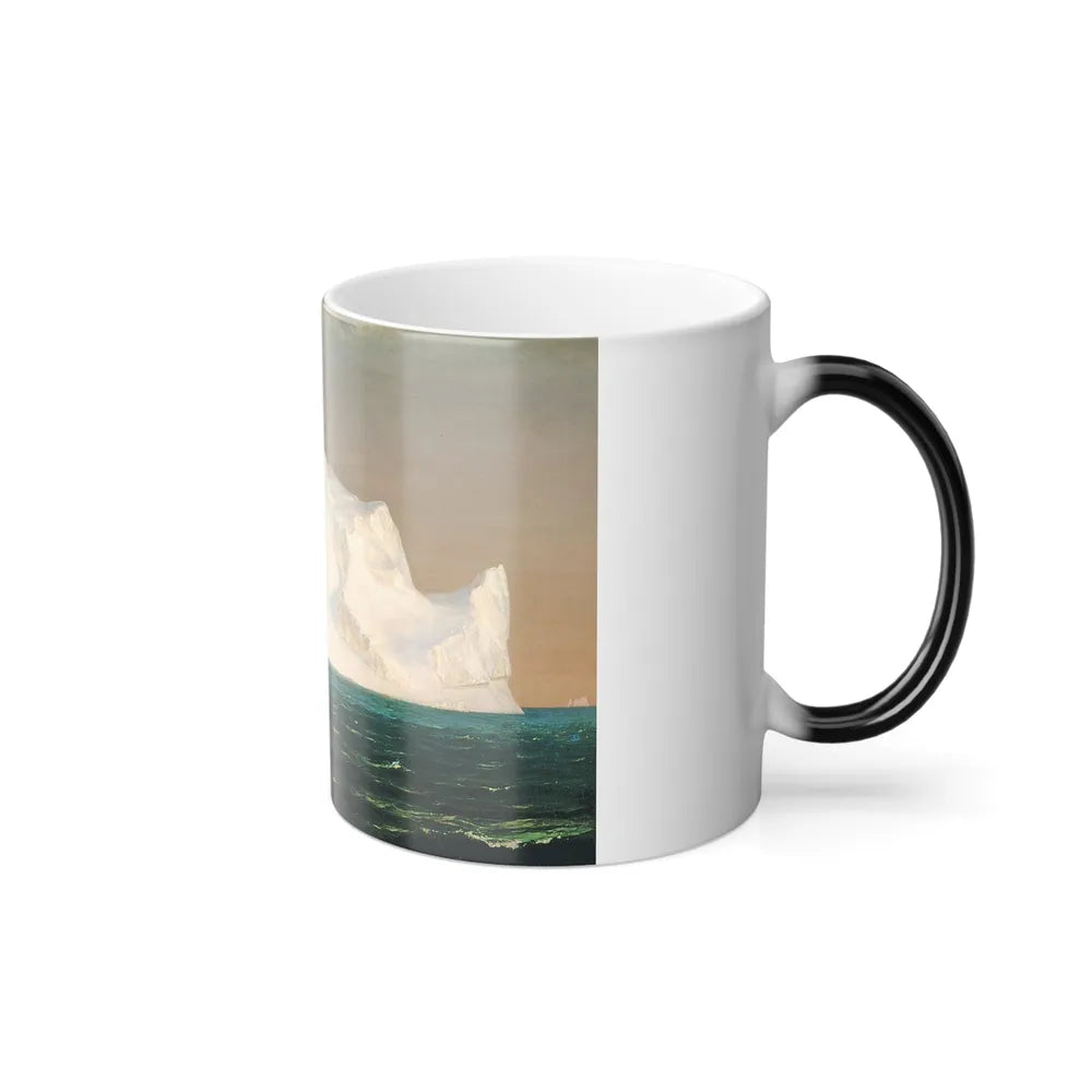 Frederic Edwin Church (1826-1900) The Iceberg - Oil on canvas 1891 - Color Changing Mug 11oz-Go Mug Yourself