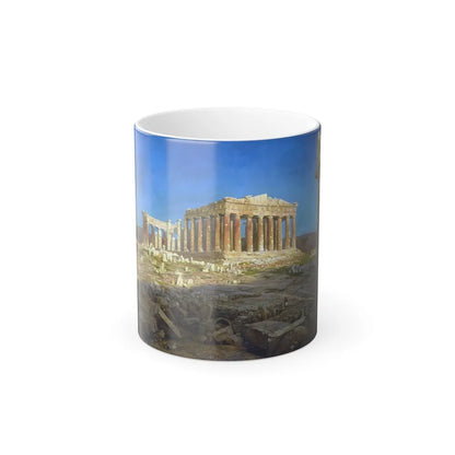 Frederic Edwin Church (1826-1900) The Parthenon - Oil on canvas 1871 - Color Changing Mug 11oz-11oz-Go Mug Yourself