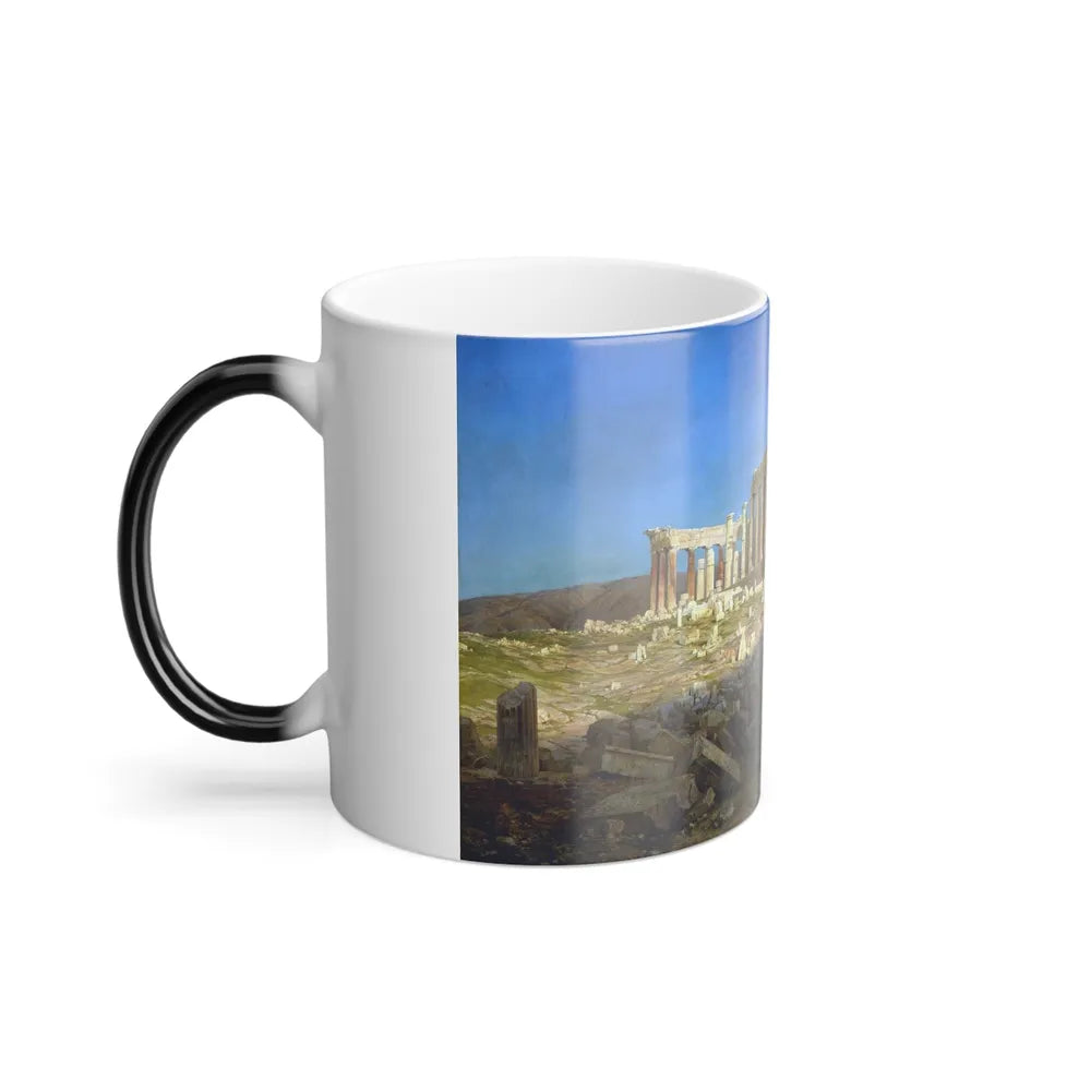 Frederic Edwin Church (1826-1900) The Parthenon - Oil on canvas 1871 - Color Changing Mug 11oz-Go Mug Yourself