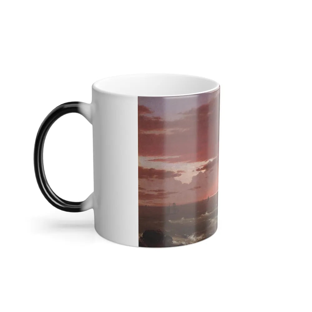 Frederic Edwin Church (1826-1900) The Wreck - Oil on Canvas 1852 - Color Changing Mug 11oz-Go Mug Yourself