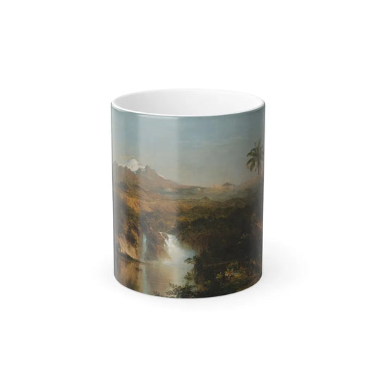 Frederic Edwin Church (1826-1900) View of Cotopaxi - Color Changing Mug 11oz-11oz-Go Mug Yourself