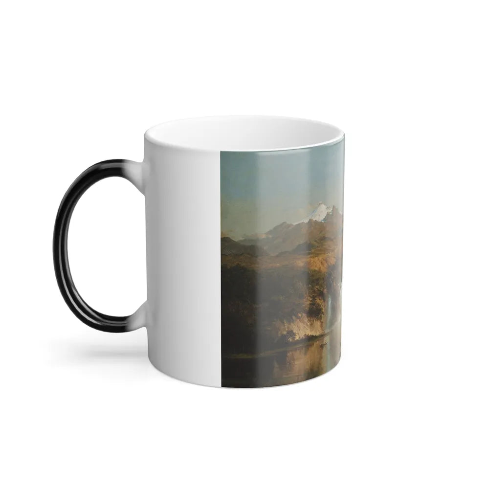 Frederic Edwin Church (1826-1900) View of Cotopaxi - Color Changing Mug 11oz-Go Mug Yourself